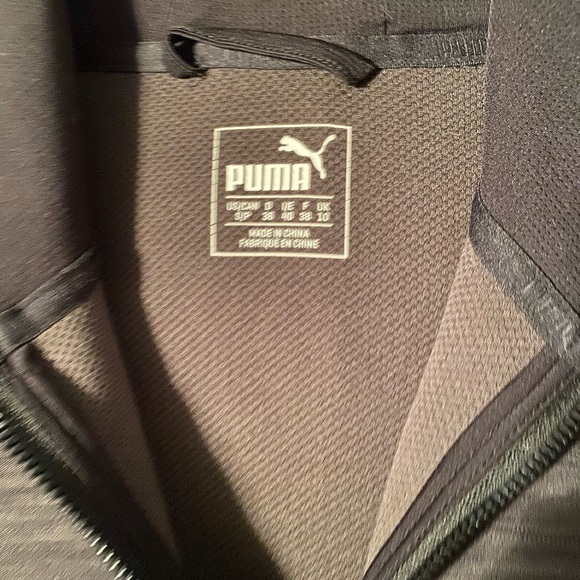 Puma Zip-Up Workout Hooded Sweatshirt - Picture 3 of 6